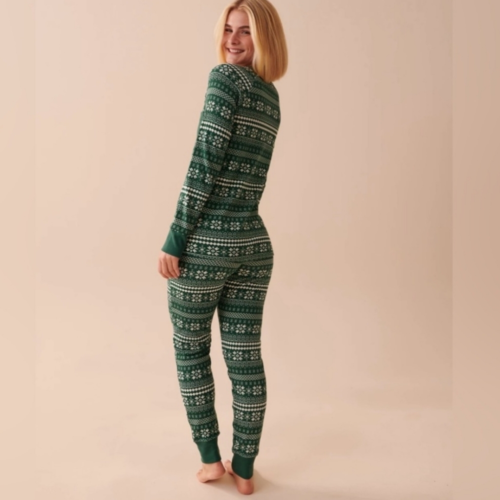 La Vie En Rose Small Green PJs